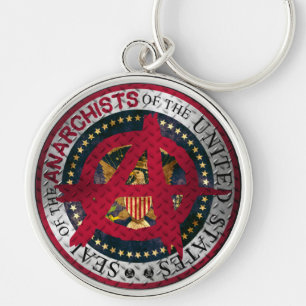 Seal of the Anarchists of the United States Keychain