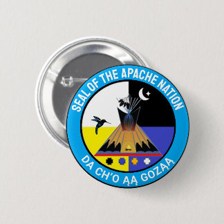 Seal Of The Apache Nation 2 Inch Round Button