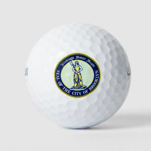 Seal of the Borough of Brooklyn, New York Golf Balls