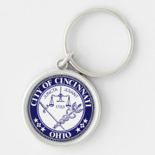 Seal of the City of Cincinnati, Ohio Keychain