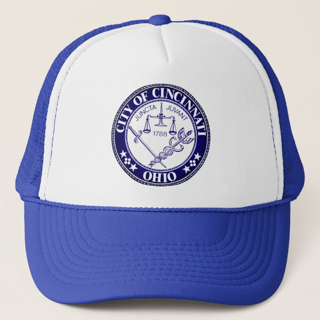 Seal of the City of Cincinnati, Ohio Trucker Hat (Front)