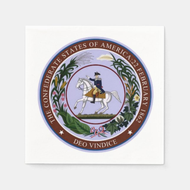 SEAL of the CONDEDERACY Napkin (Front)