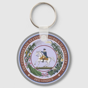 Seal of the Confederacy Keychain