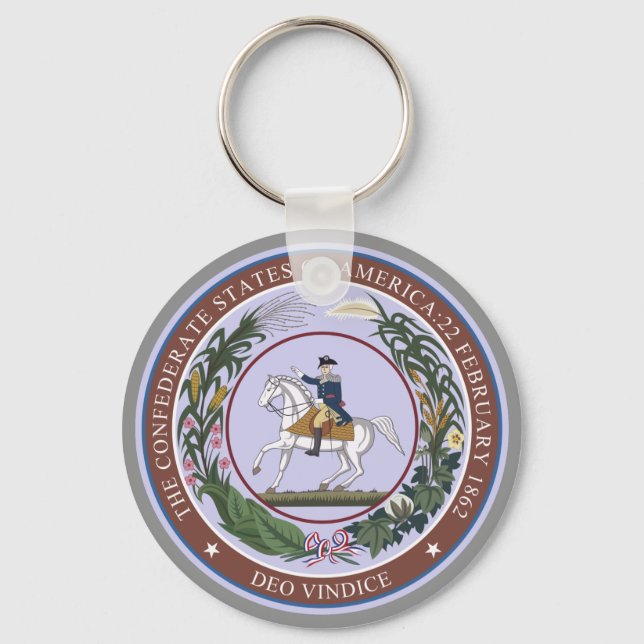 Seal of the Confederacy Keychain (Front)