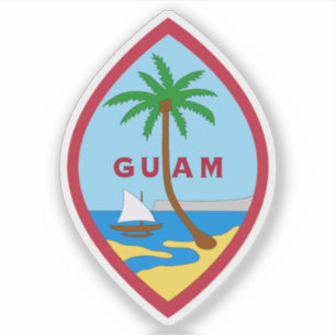 Seal of the Guam island territory, USA