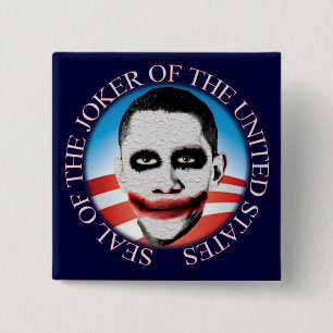 Seal of the Joker of the United States 2 Inch Square Button