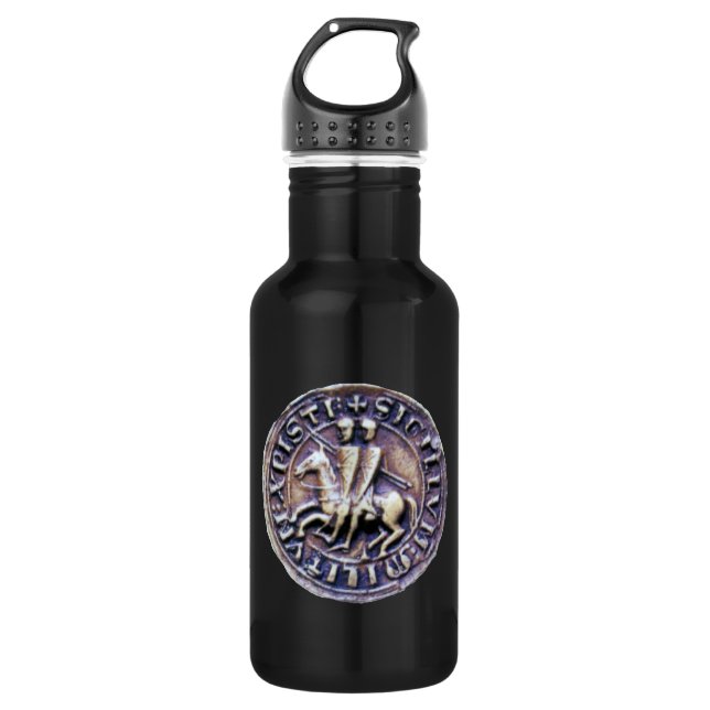 SEAL OF THE KNIGHTS TEMPLAR 532 ML WATER BOTTLE (Front)