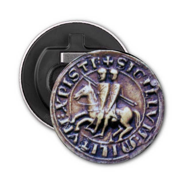 SEAL OF THE KNIGHTS TEMPLAR BOTTLE OPENER (Front)