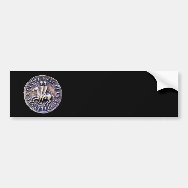 SEAL OF THE KNIGHTS TEMPLAR BUMPER STICKER (Front)