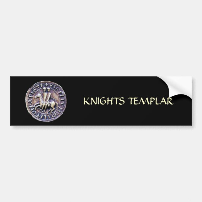 SEAL OF THE KNIGHTS TEMPLAR BUMPER STICKER (Front)