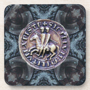 SEAL OF THE KNIGHTS TEMPLAR COASTER