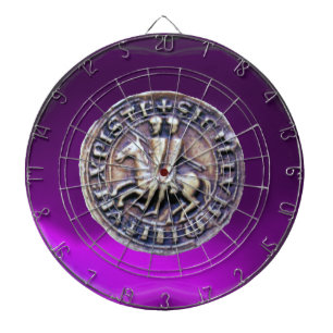 SEAL OF THE KNIGHTS TEMPLAR DARTBOARD