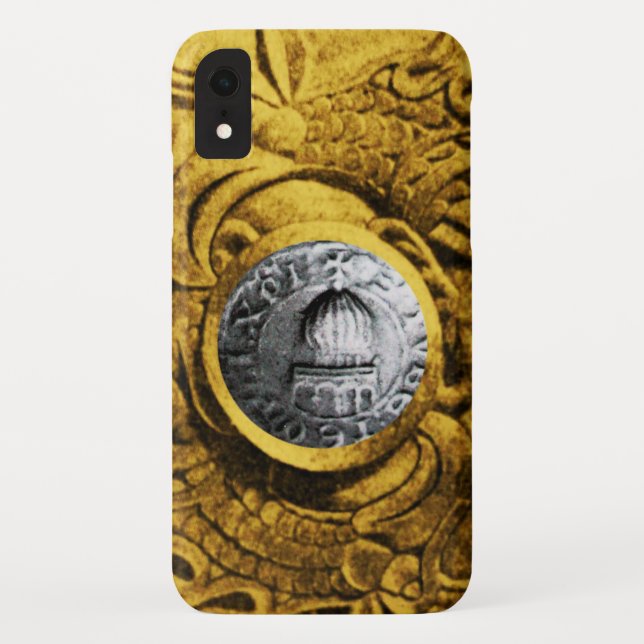 SEAL OF THE KNIGHTS TEMPLAR gold yellow Case-Mate iPhone Case (Back)