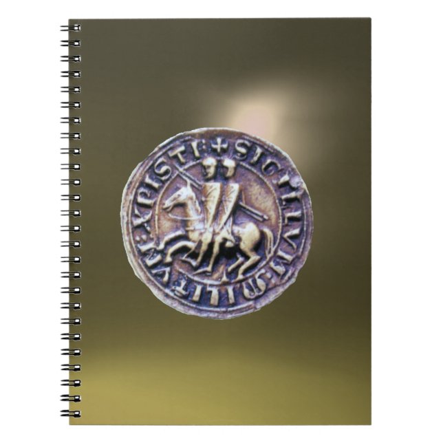 SEAL OF THE KNIGHTS TEMPLAR grey Notebook (Front)