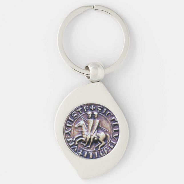 SEAL OF THE KNIGHTS TEMPLAR KEYCHAIN (Front)