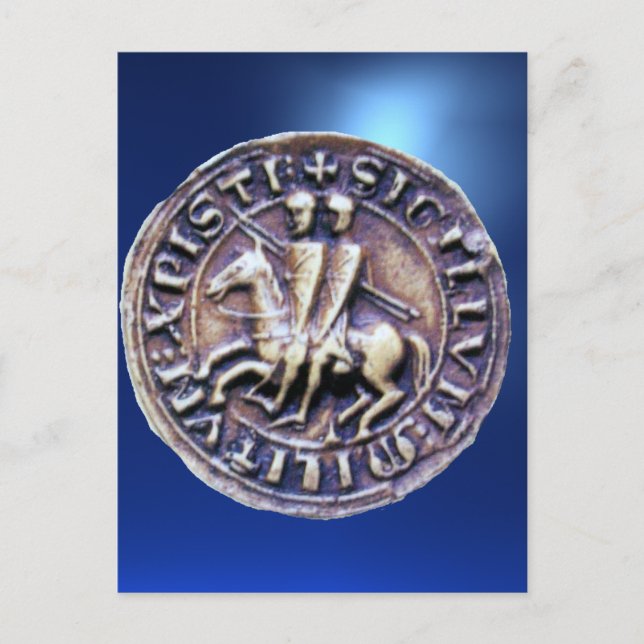 SEAL OF THE KNIGHTS TEMPLAR POSTCARD (Front)