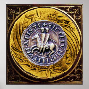 SEAL OF THE KNIGHTS TEMPLAR POSTER