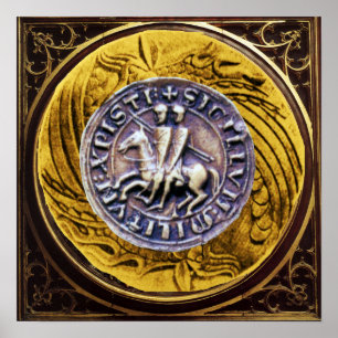 SEAL OF THE KNIGHTS TEMPLAR POSTER