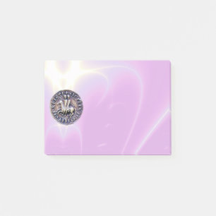 SEAL OF THE KNIGHTS TEMPLAR PURPLE POST-IT NOTES