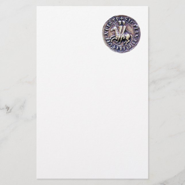 SEAL OF THE KNIGHTS TEMPLAR STATIONERY (Front)