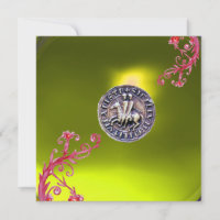 SEAL OF THE KNIGHTS TEMPLAR topaz yellow