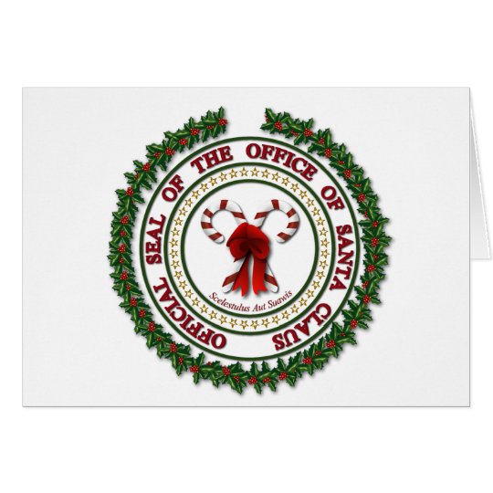 Seal of the Office of Santa Claus - Blank Card