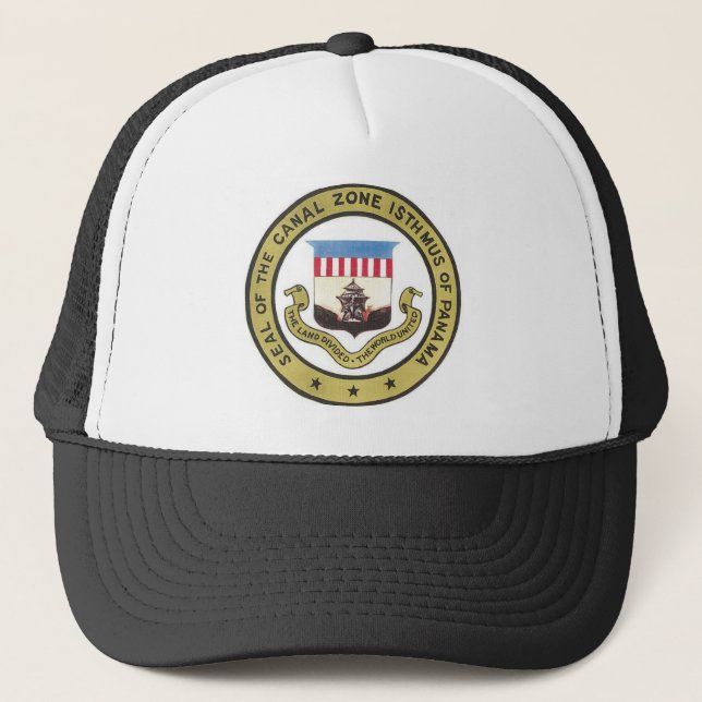 SEAL OF THE PANAMA CANAL ZONE TRUCKER HAT (Front)