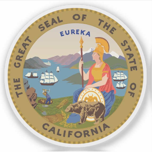 Seal of the state of California, USA (Front)