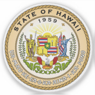 Seal of the state of Hawaii, USA