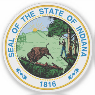 Seal of the state of Indiana, USA
