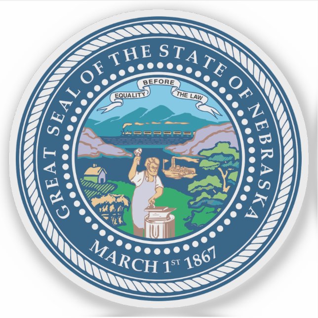 Seal of the state of Nebraska, USA (Front)