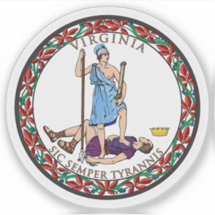 Seal of the state of Virginia, USA