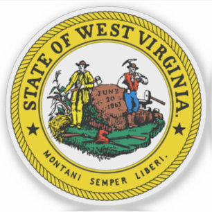 Seal of the state of West Virginia, USA