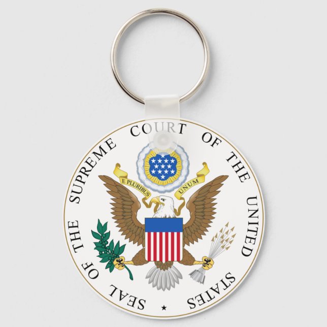 Seal of the United States Supreme Court Keychain (Front)