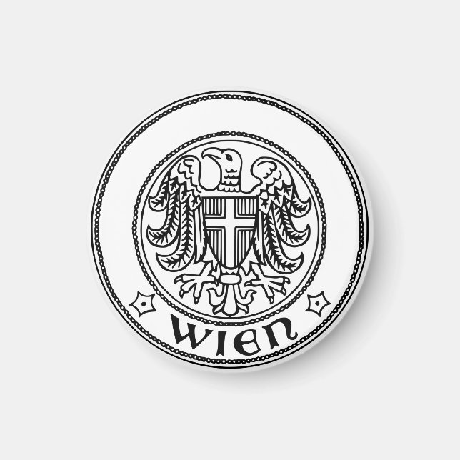 Seal of Vienna, AUSTRIA Magnet (Front)