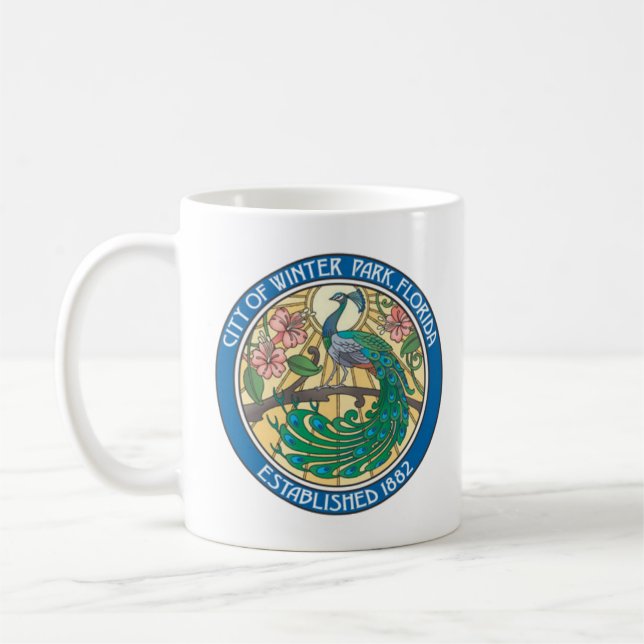 Seal of Winter Park, Floride Coffee Mug (Gauche)