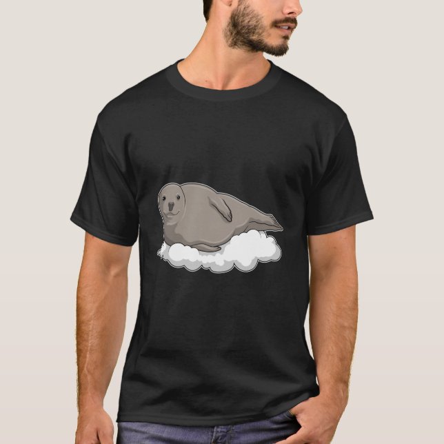Seal on Clouds T-Shirt (Front)