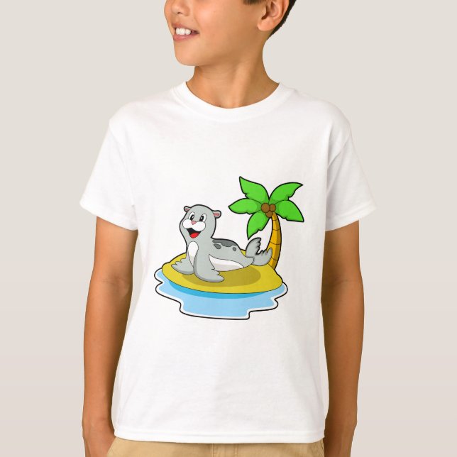 Seal on Island T-Shirt (Front)