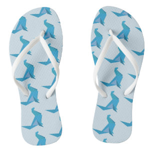 Seal Origami Summer Flip Flops