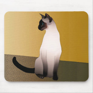 Seal Point Siamese Cat Mouse Pad