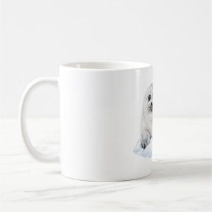 Seal Pup on Soft Snow Coffee Mug