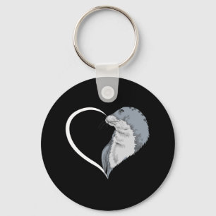Seal S For Women Girls Kids Heart Cute Seal Keychain