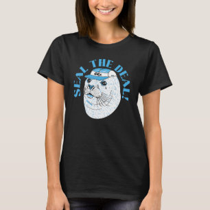 Seal The Deal Seal Whisperer Animal Marine Biologi T-Shirt