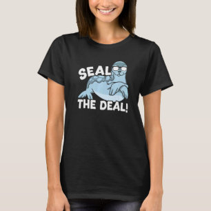 Seal The Deal Seal Whisperer Animal Marine Biologi T-Shirt