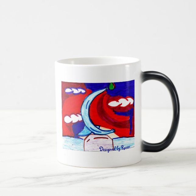 seal with ball, Designed by Raven Magic Mug (Right)