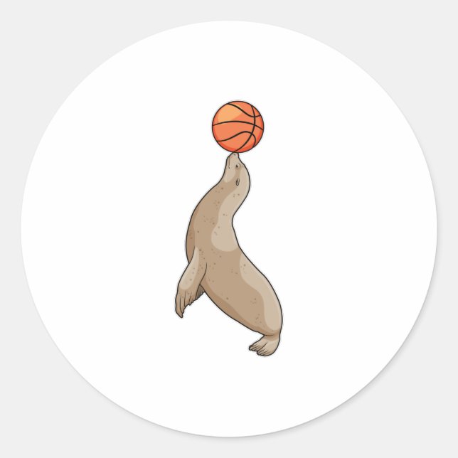 Seal with Basketball (Front)