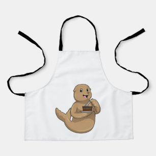 Seal with Cake Apron
