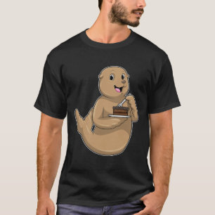 Seal with Cake T-Shirt