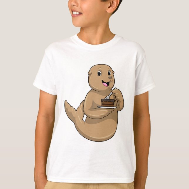 Seal with Cake T-Shirt (Front)