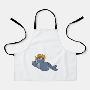 Seal with Coconut Apron